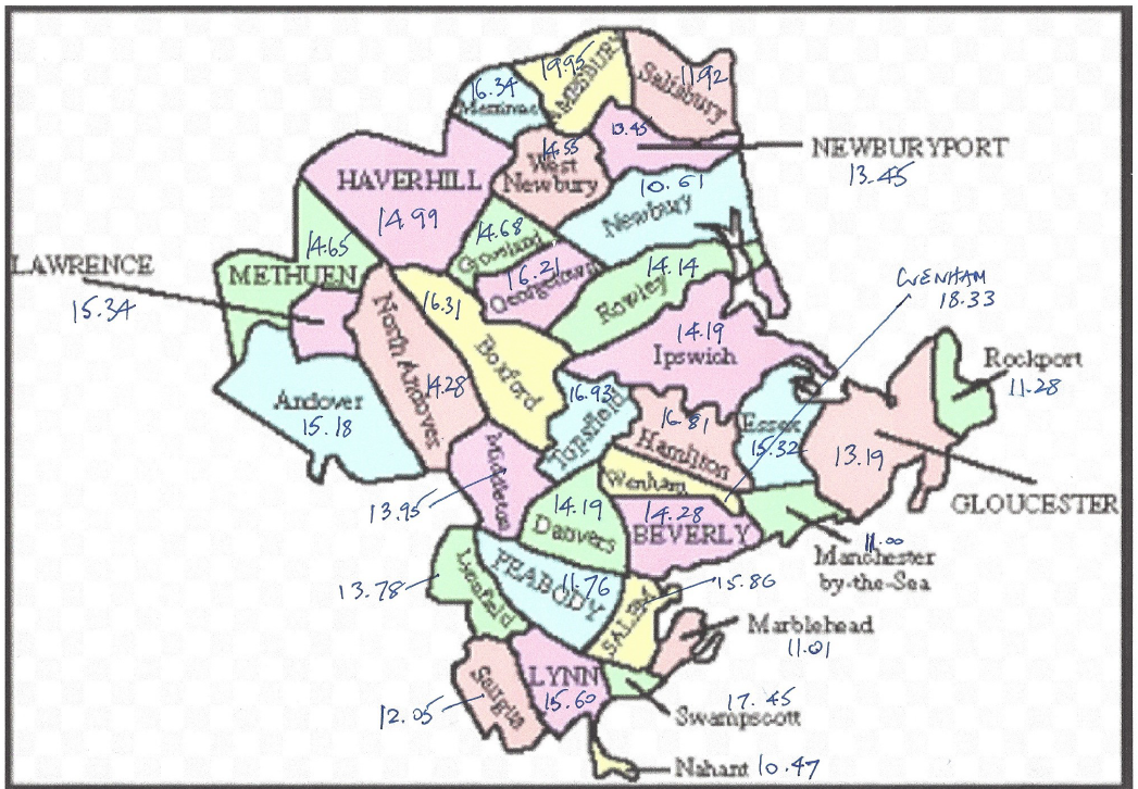 Essex Map Rates 2 