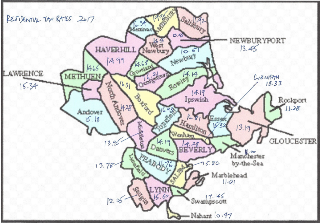 Property tax rates 2017 Essex County town by town guide Oliver