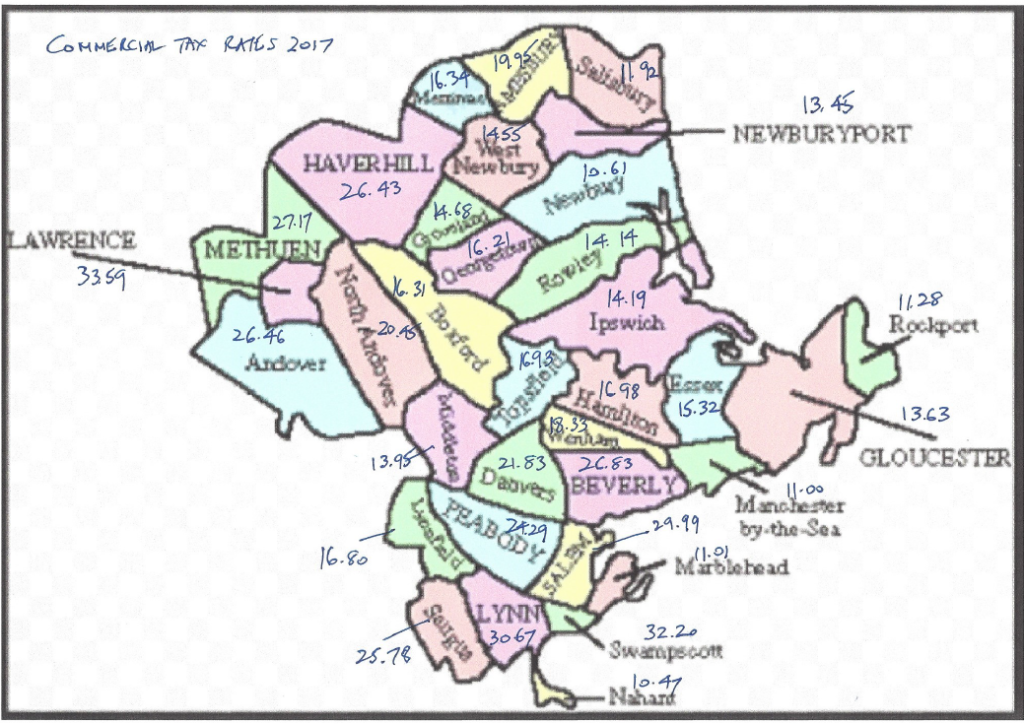 Commercial property tax rates wide variations in Essex County Oliver